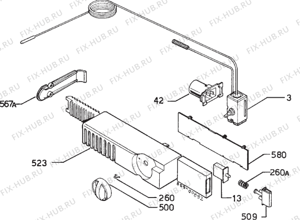 Взрыв-схема холодильника Electrolux ER2820I-1 - Схема узла Diffusor